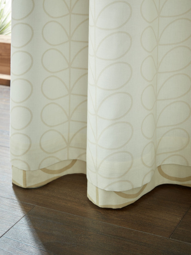 Orla Kiely Linear Stem eyelet curtains 117x137cm - British product