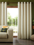 Orla Kiely Linear Stem eyelet curtains 117x137cm - British product