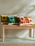 Orla Kiely retro flower stripe cushion 30x50cm - British product
