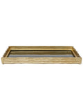 Fifty Five South Gold Hiba mirrored tray 55cm x 35cm - British product