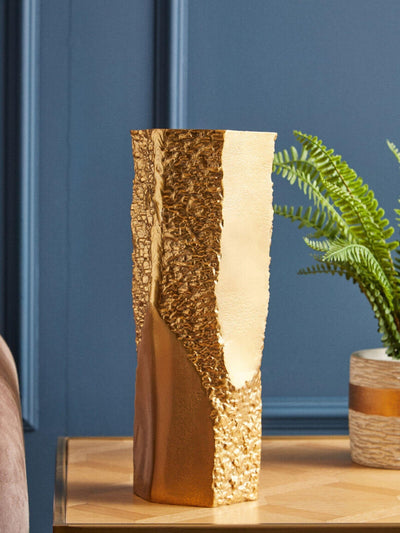Next Large Aluminium Textured Vase- Buy online at McGrocer