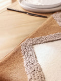 Natural Farah Tufted Kitchen Table Runner