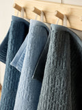 Sage green terry tea towels set of five (British brand)