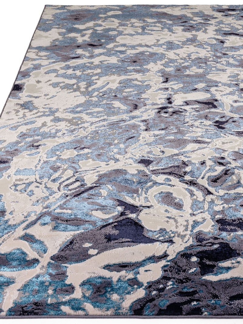 Asiatic Rugs Blue Aurora rug, imported from the UK