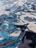 Asiatic Rugs Blue Aurora rug, imported from the UK