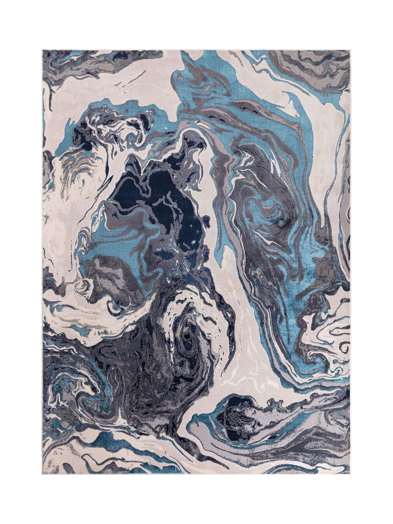 Asiatic Rugs Blue Aurora rug, imported from the UK