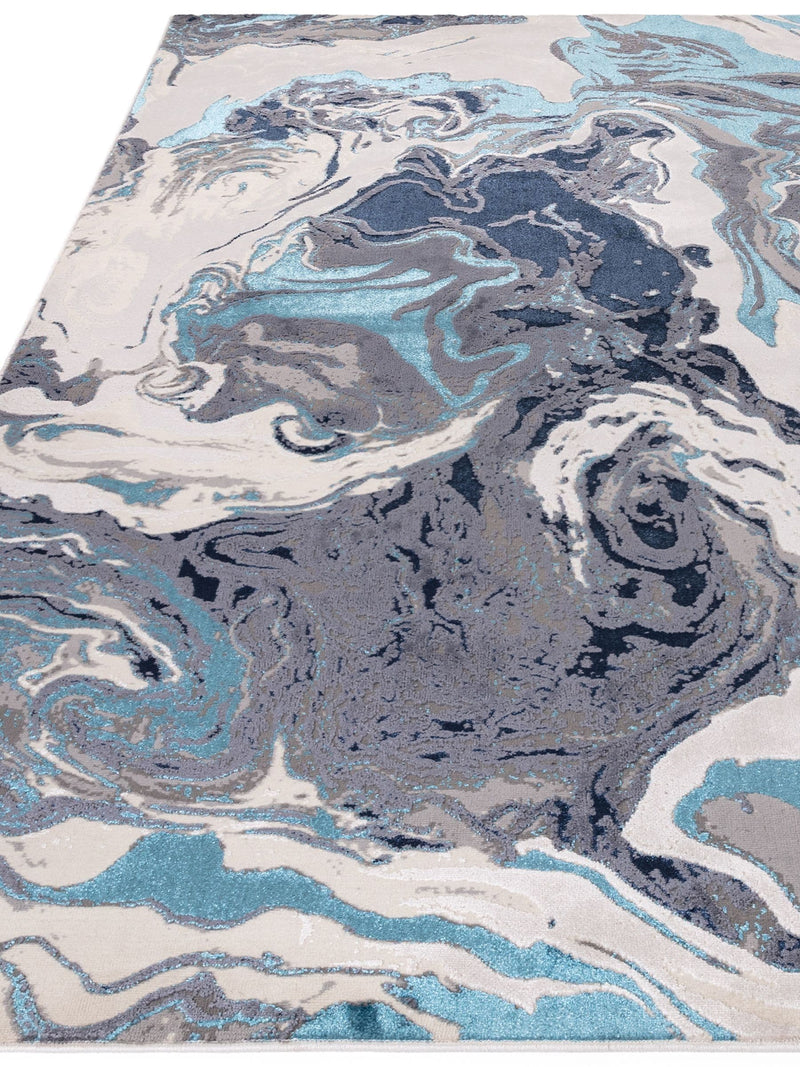 Asiatic Rugs Blue Aurora rug, imported from the UK