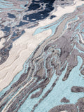 Asiatic Rugs Blue Aurora rug, imported from the UK