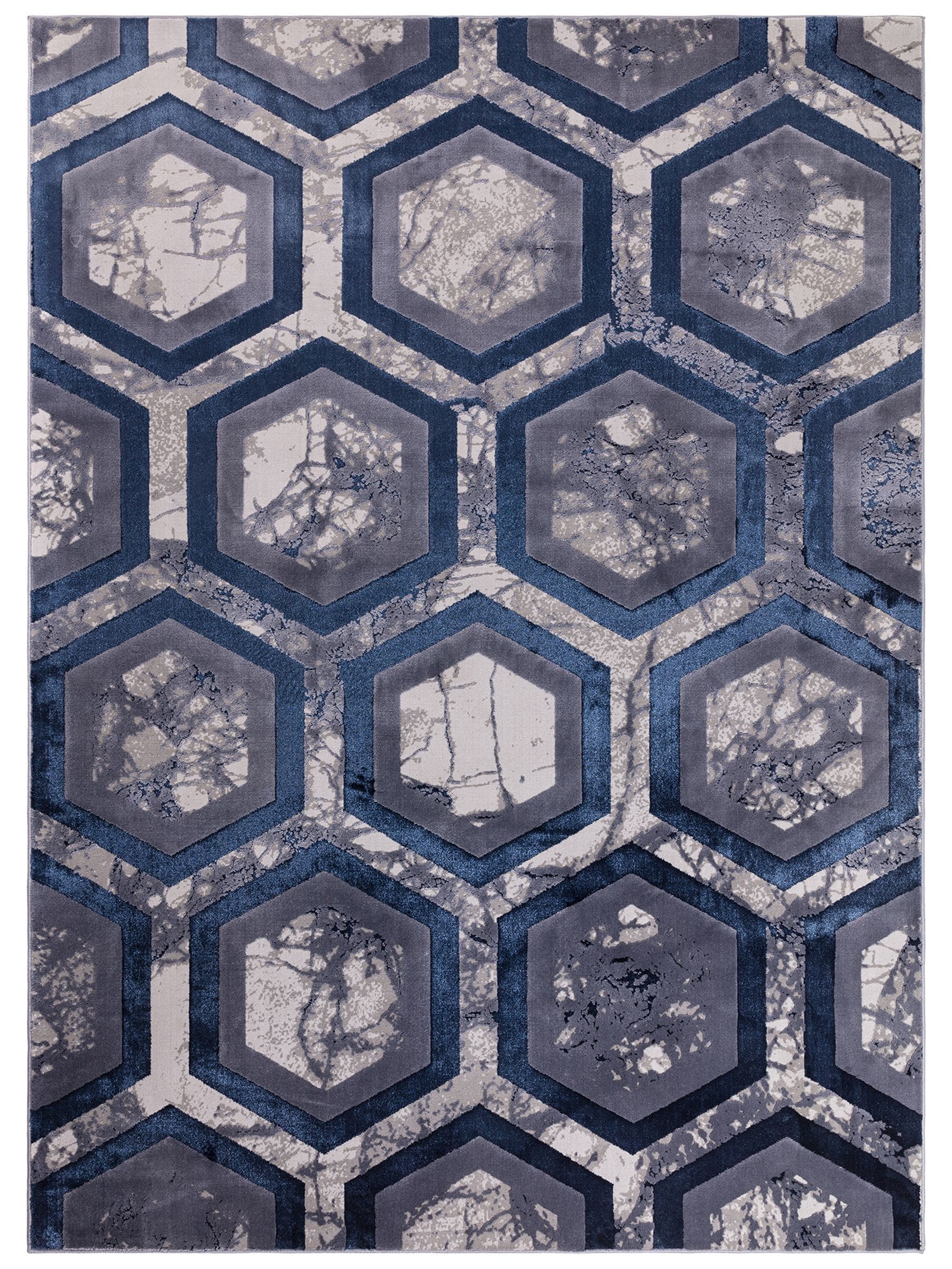 Asiatic Rugs Blue Aurora rug, imported from the UK
