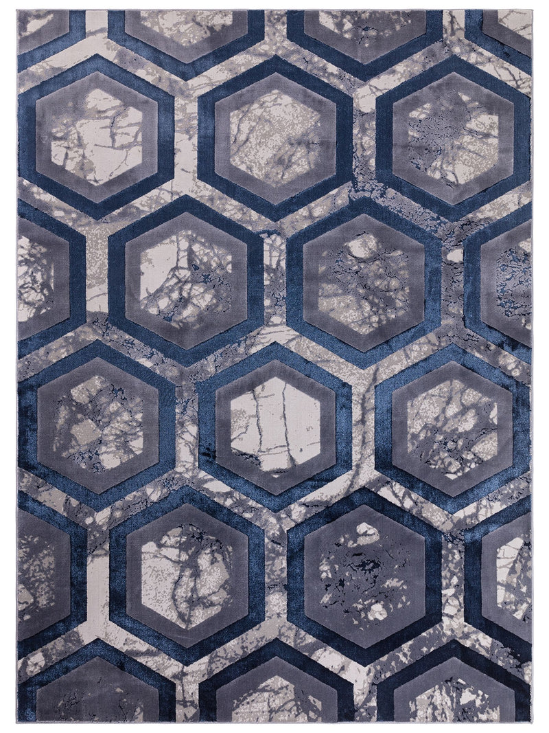 Asiatic Rugs Blue Aurora rug, imported from the UK