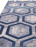 Asiatic Rugs Blue Aurora rug, imported from the UK