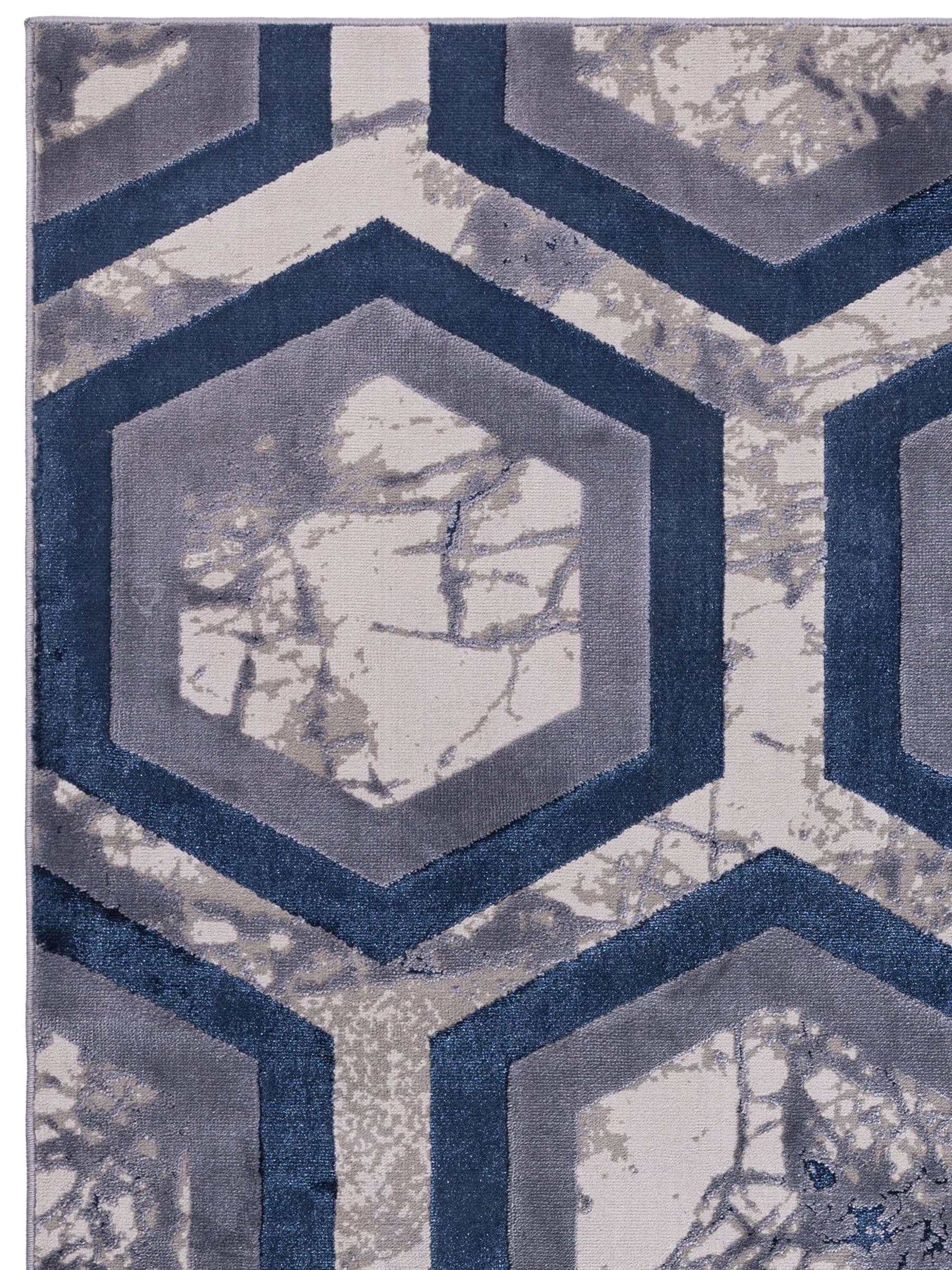 Asiatic Rugs Blue Aurora rug, imported from the UK