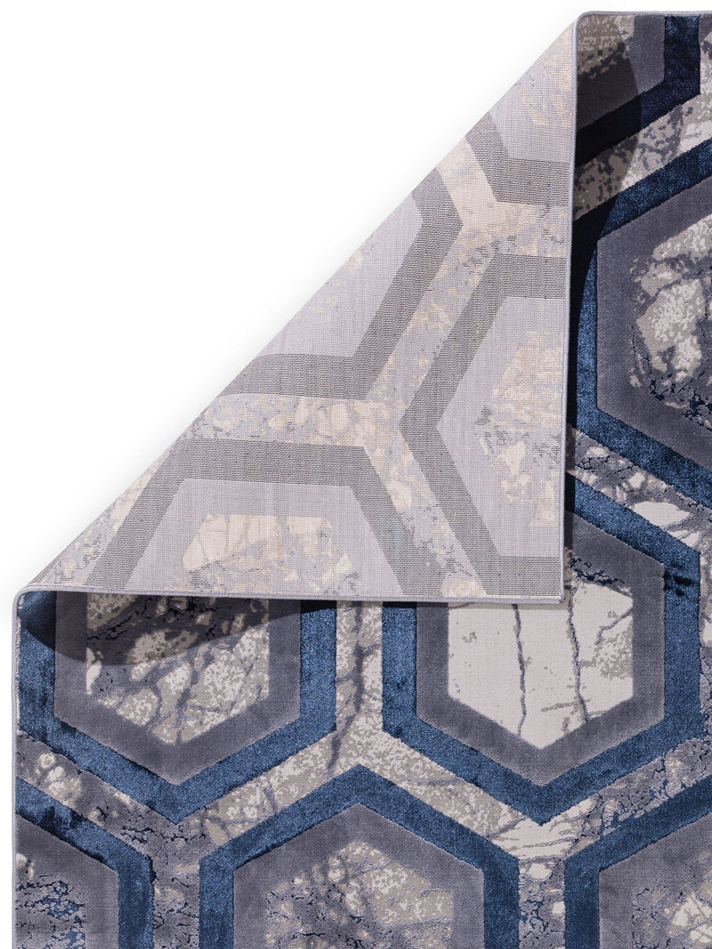 Asiatic Rugs Blue Aurora rug, imported from the UK
