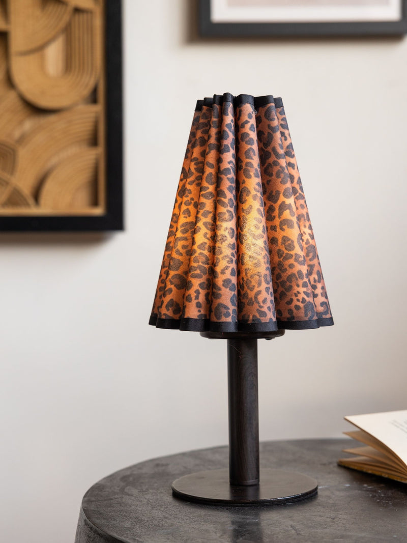 Rockett St George Leopard rechargeable table lamp, imported from the UK