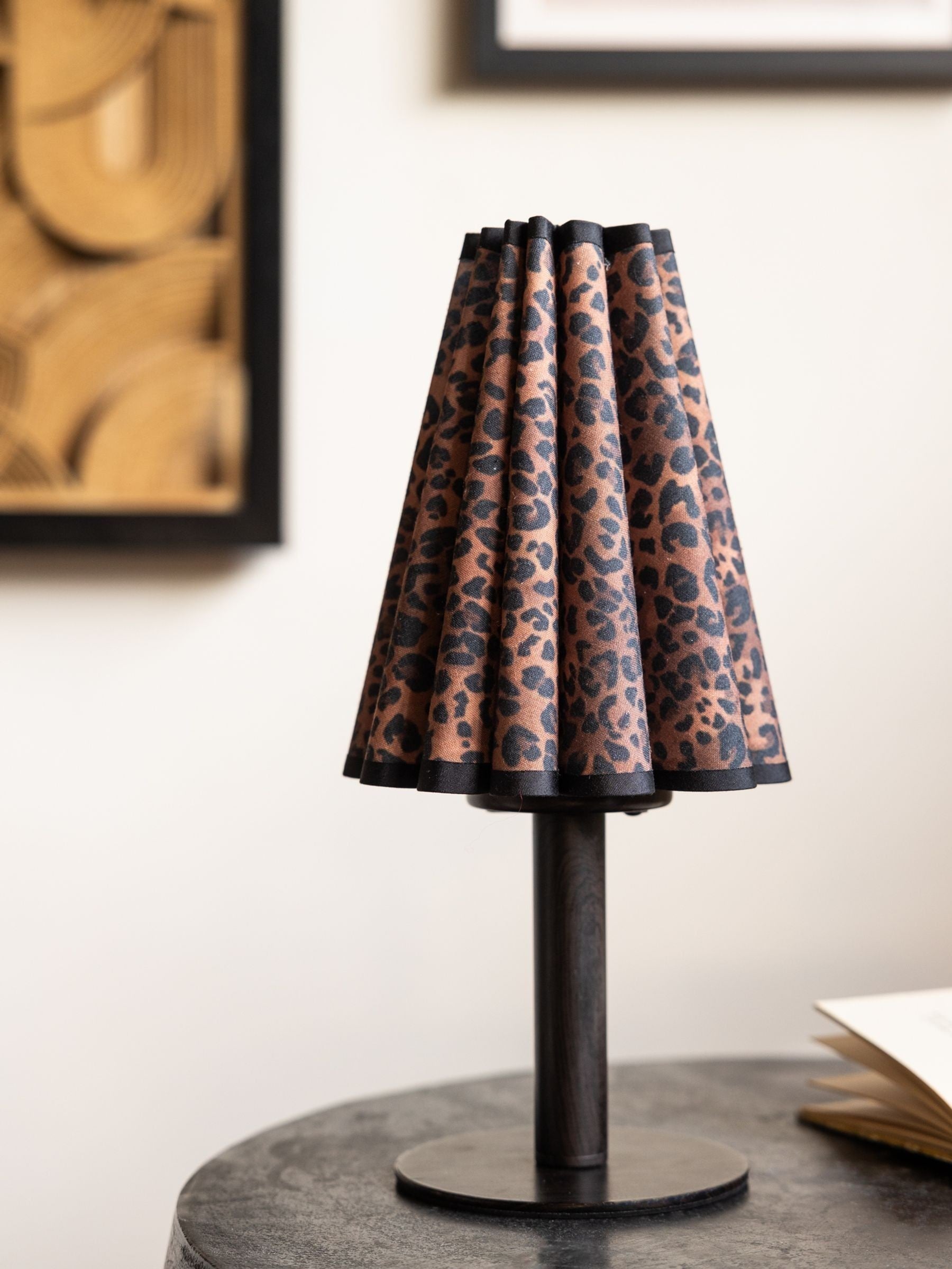 Rockett St George Leopard rechargeable table lamp, imported from the UK