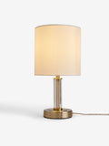 Lipsy gold glass table lamp 31cm, imported from the UK