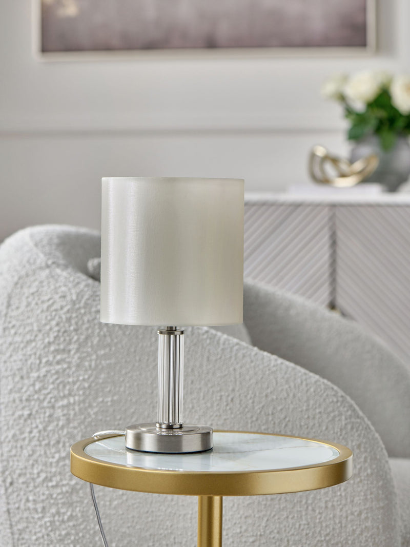 Lipsy Gold Small Glass Table Lamp