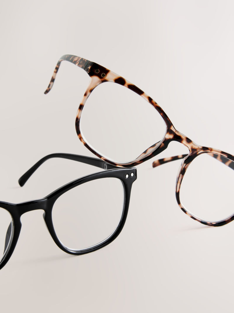Ready-to-wear reading glasses 2-pack, British product