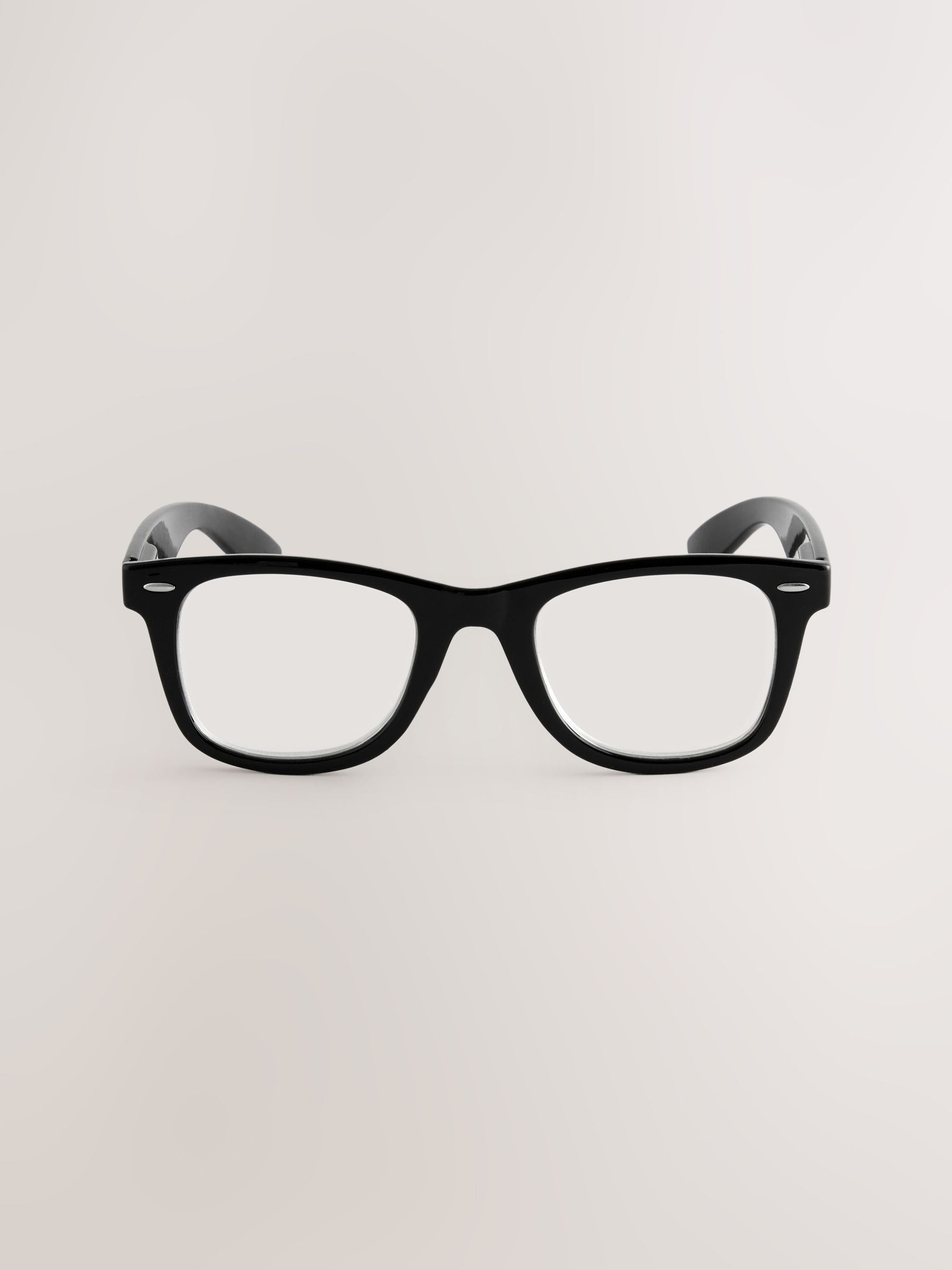 Black ready-to-wear reading glasses with scratch-resistant lenses - British product