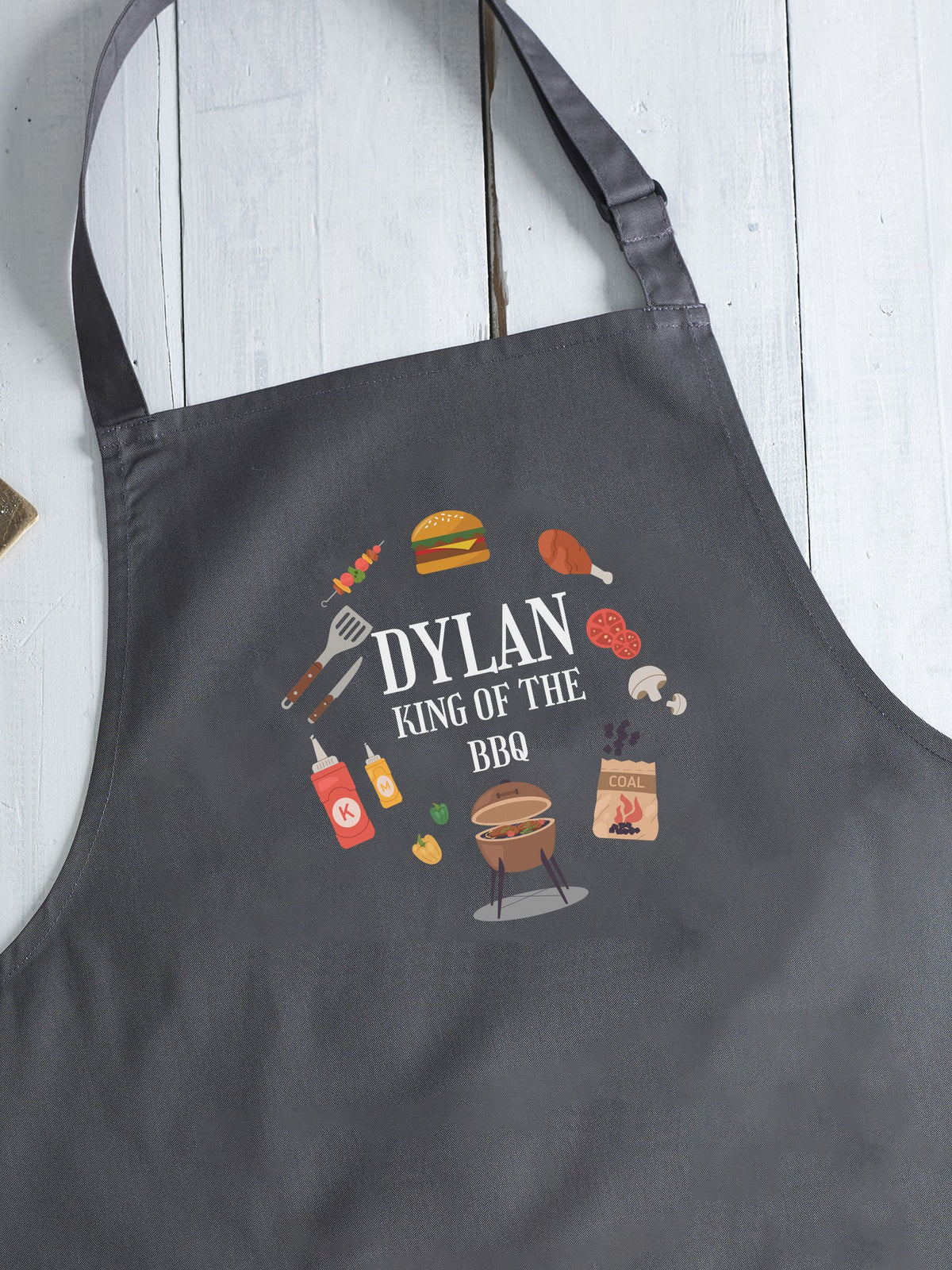 Queen of the Kitchen personalised apron (British brand)