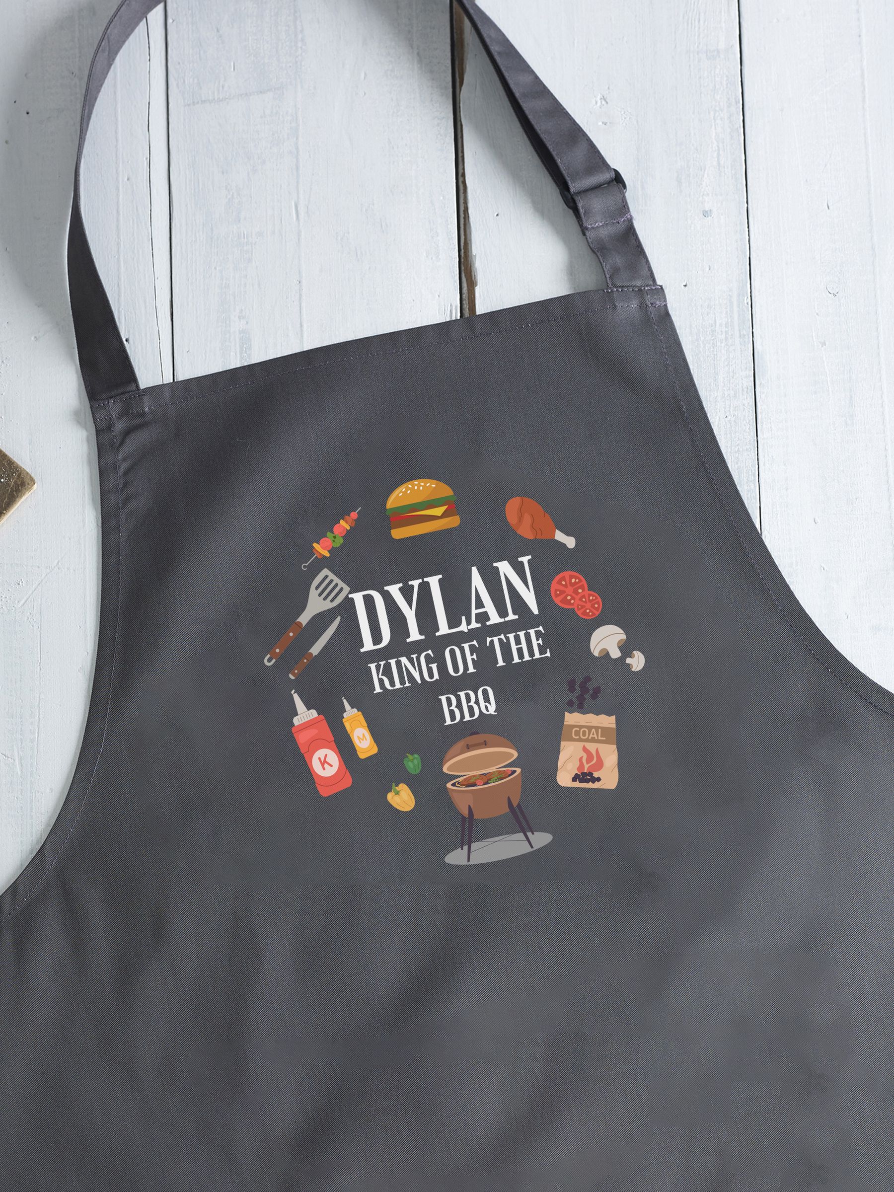Personalised Heart Apron