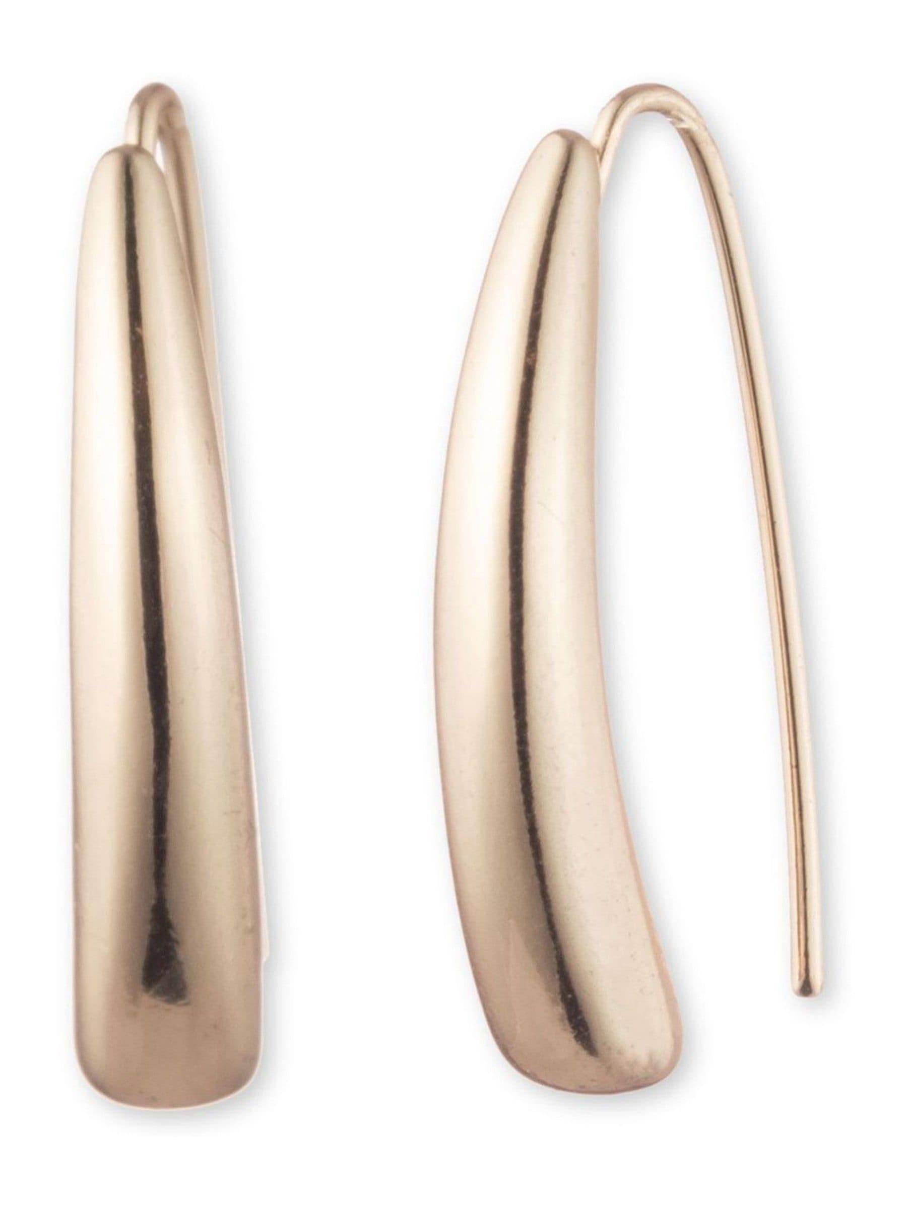 Lauren Ralph Lauren gold tone threader earrings 25cm - British product