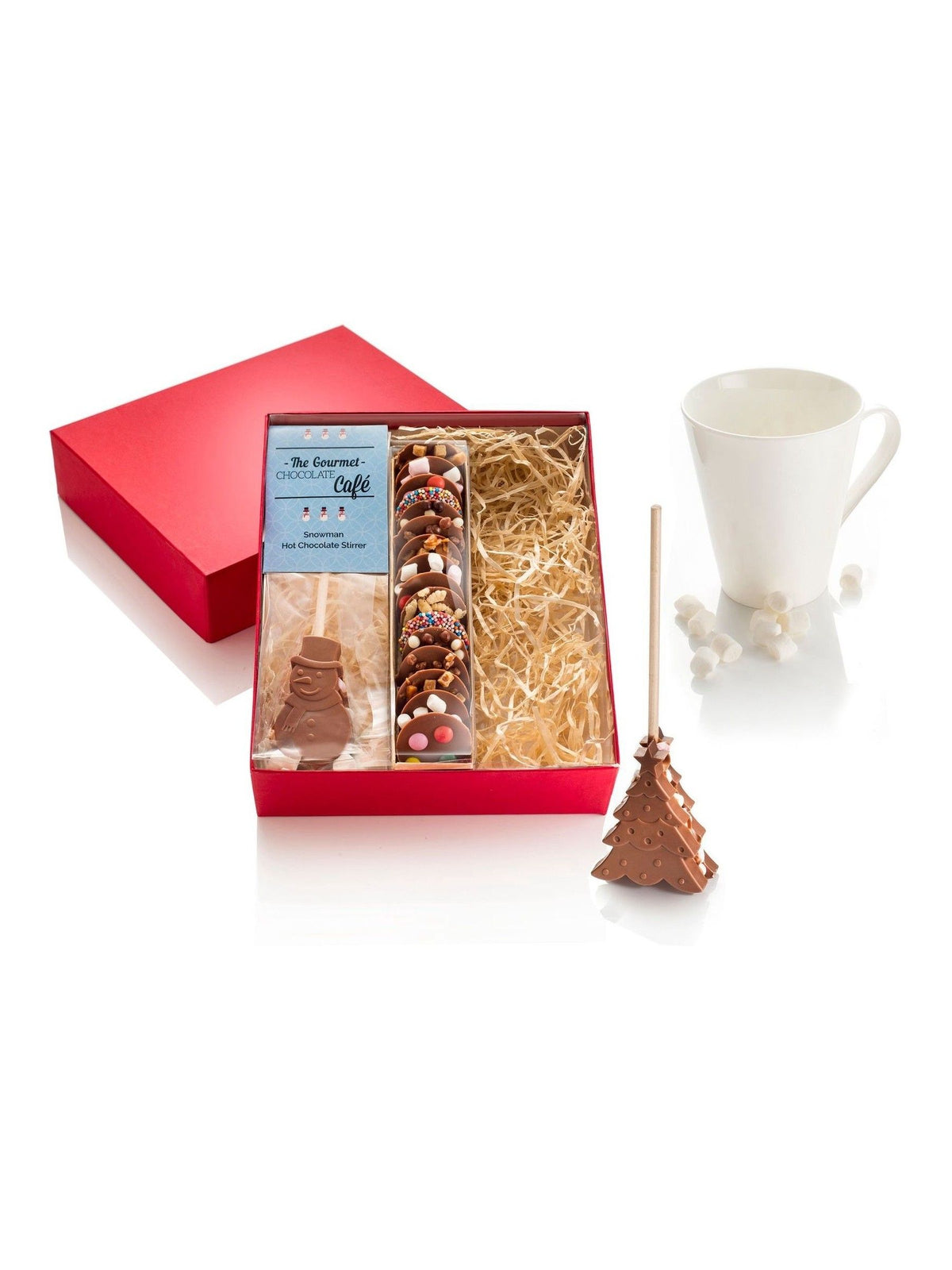The Gourmet Chocolate Pizza Co Hot Chocolate And Nibbles Gift Box