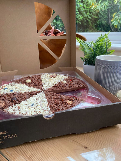 The Gourmet Chocolate Pizza Co Delicious Dilemma 10-tommers sjokoladepizza