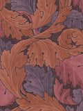 William Morris At Home wallpaper sample Plum Acanthus A4 - British product