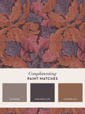 William Morris At Home wallpaper sample Plum Acanthus A4 - British product