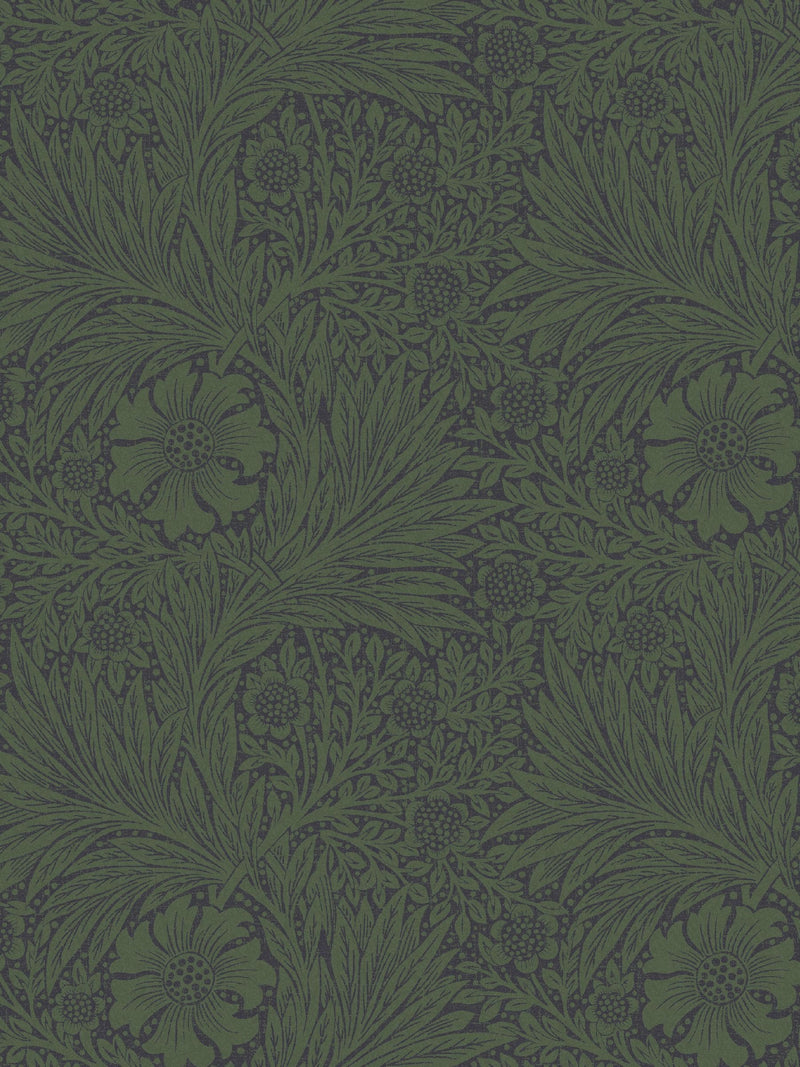 William Morris At Home Green Marigold wallpaper sample A4 - British product