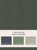 William Morris At Home Green Marigold wallpaper sample A4 - British product