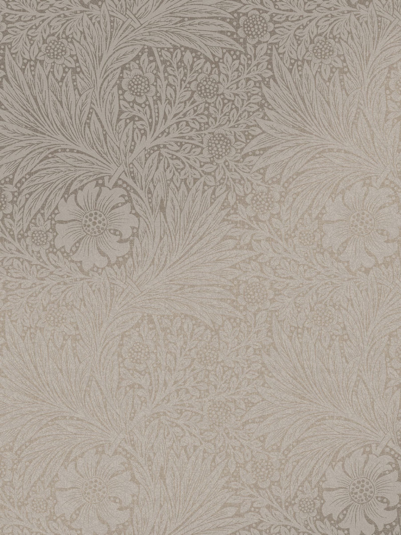 William Morris Marigold Fibrous Neutral wallpaper sample A4, UK version