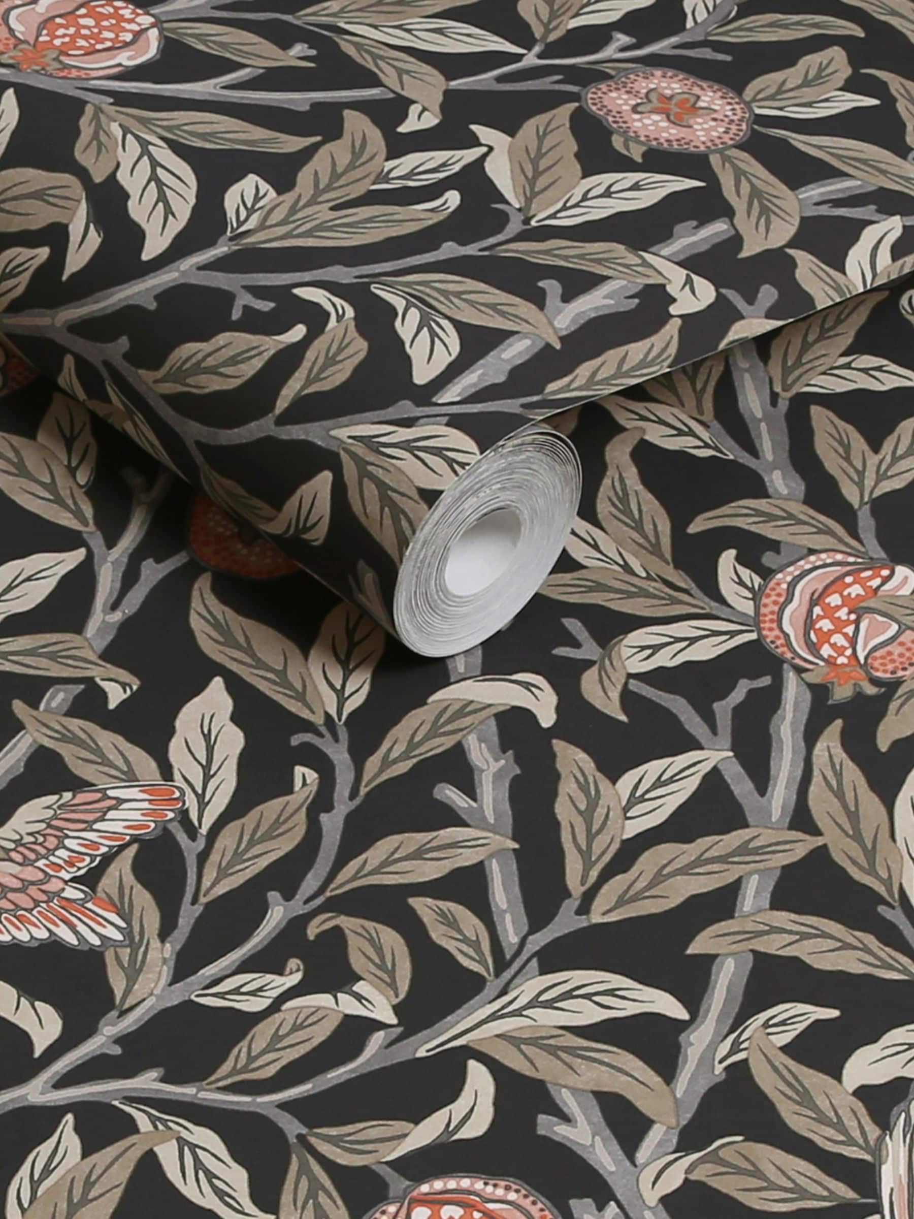 William Morris At Home wallpaper sample bird and pomegranate A4 (British brand)