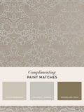William Morris Strawberry Thief fibrous wallpaper sample A4, UK version