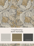 William Morris Acanthus Neutral wallpaper 10m (British brand)