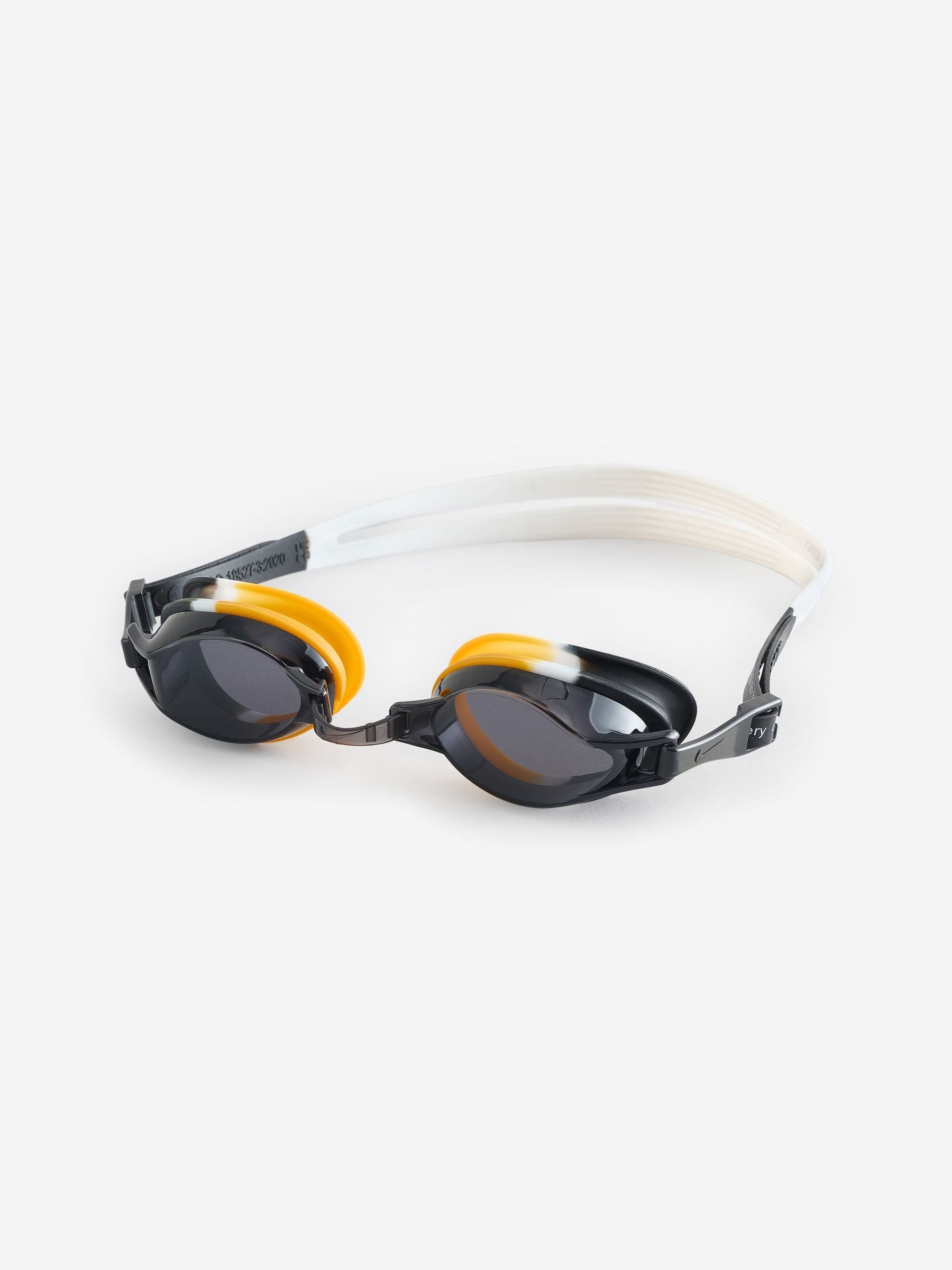 Nike Grey Youth Chrome swim goggles, UK version