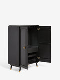 Rockett St George Black Ringo Drinks Cabinet, UK version