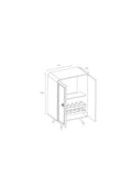 Rockett St George Black Ringo Drinks Cabinet, UK version