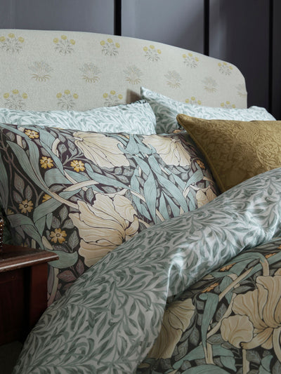Next William Morris At Home Indigo Pimpernel Duvet Cover and Pillowcase Set- Buy online at McGrocer
