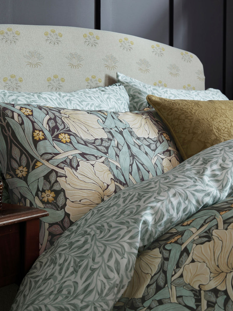 William Morris At Home Indigo Pimpernel Duvet Cover and Pillowcase Set