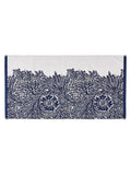 William Morris Prussian Blue Marigold bath mat 90x50cm, imported from the UK