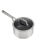 Ninja Silver ZEROSTICK Stainless Steel 20cm Saucepan with Lid