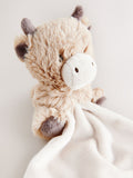 Hamish Highland Cow baby comforter with soft blanket, UK version
