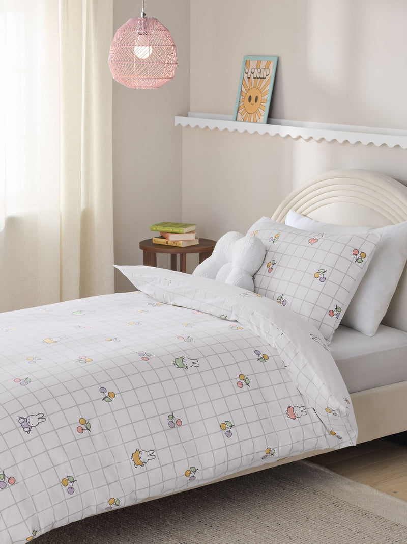 NEXT White Miffy duvet cover and pillowcase set (British brand)