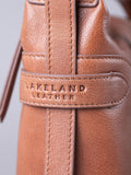 Lakeland Leather Newby cross-body bag light brown, imported from the UK