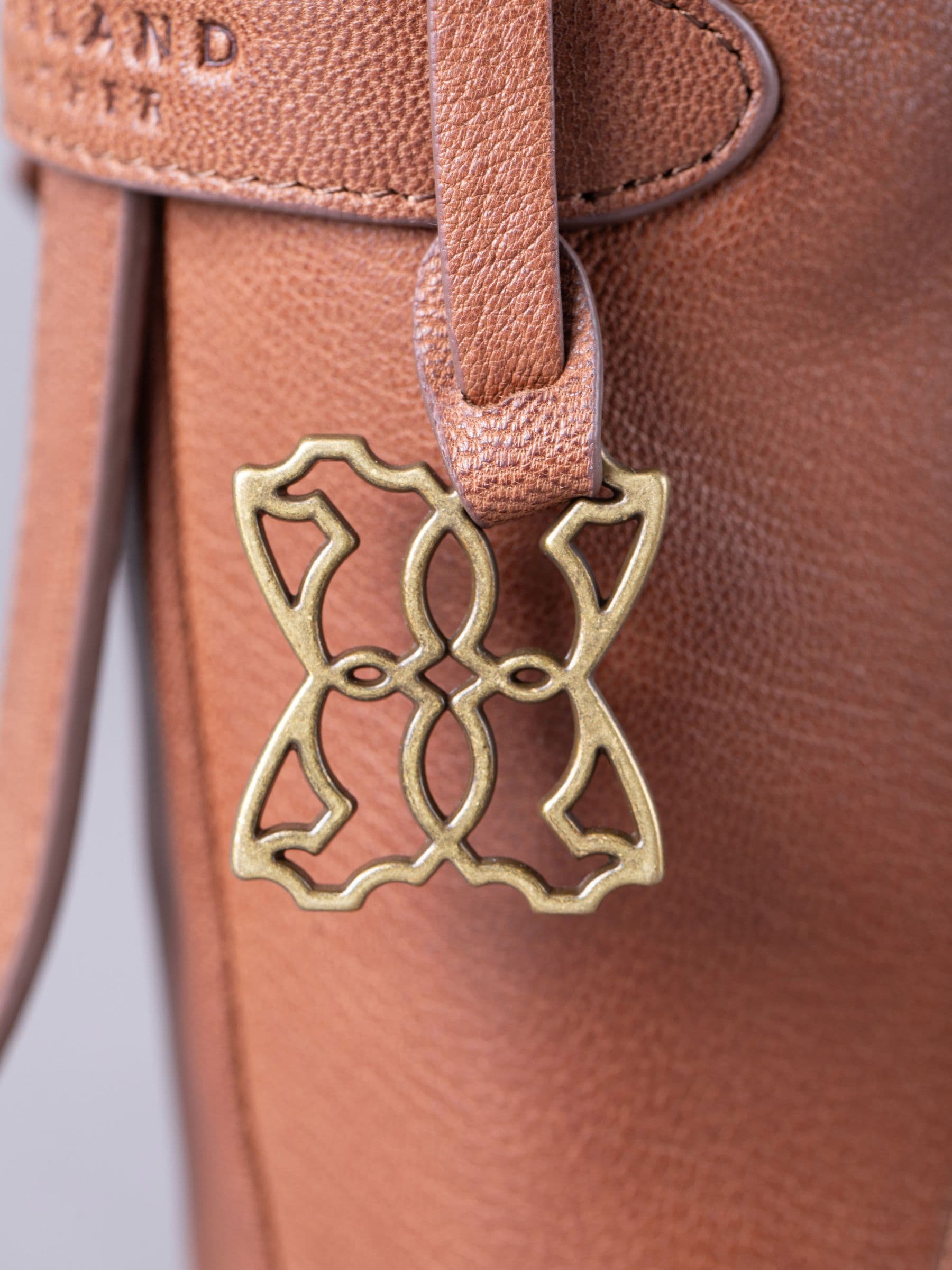 Lakeland Leather Newby cross-body bag light brown, imported from the UK