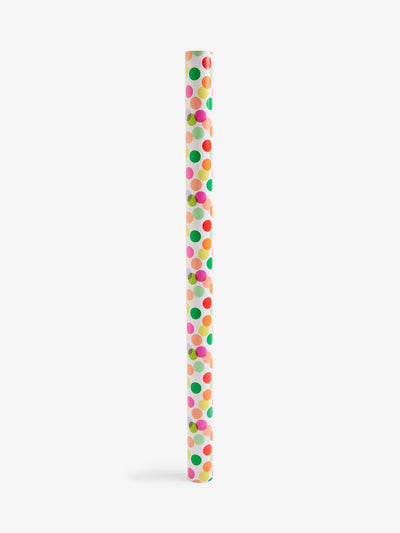 Papier cadeau à pois 10 mètres