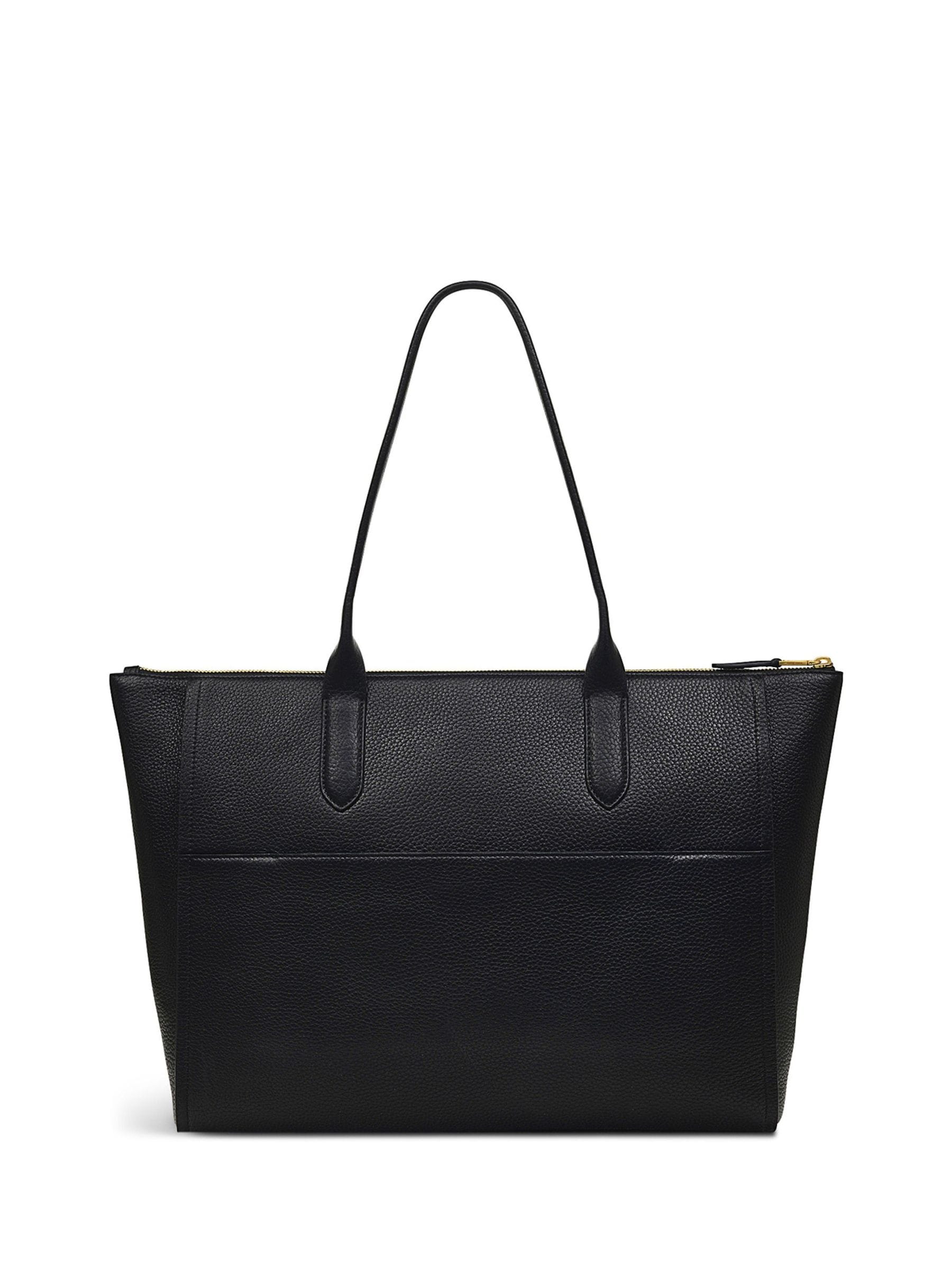 Radley Black Oak Street tote bag in grained leather - British product