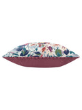 Sanderson cushion Purple Robins Wood Woodland Flora Scalloped 50x50cm, UK version